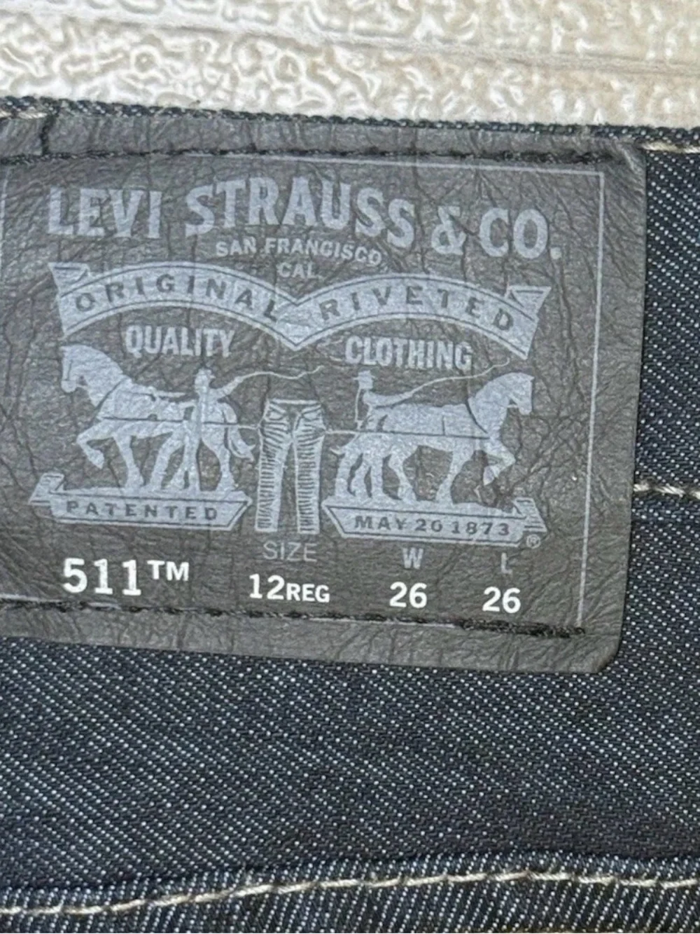 Levi's 511 Boys Slim Jeans Size 12 Slim 26x26 New Without Tags